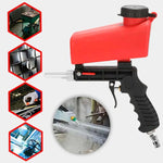 PowerBlast | Multifunction Sandblasting Gun | 90 PSI Compressed Air | For Rust Removal & Surface Treatment
