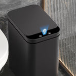 Set mit 2 intelligenten Sensor-Mülleimern – berührungslos und kompakt (schwarz)