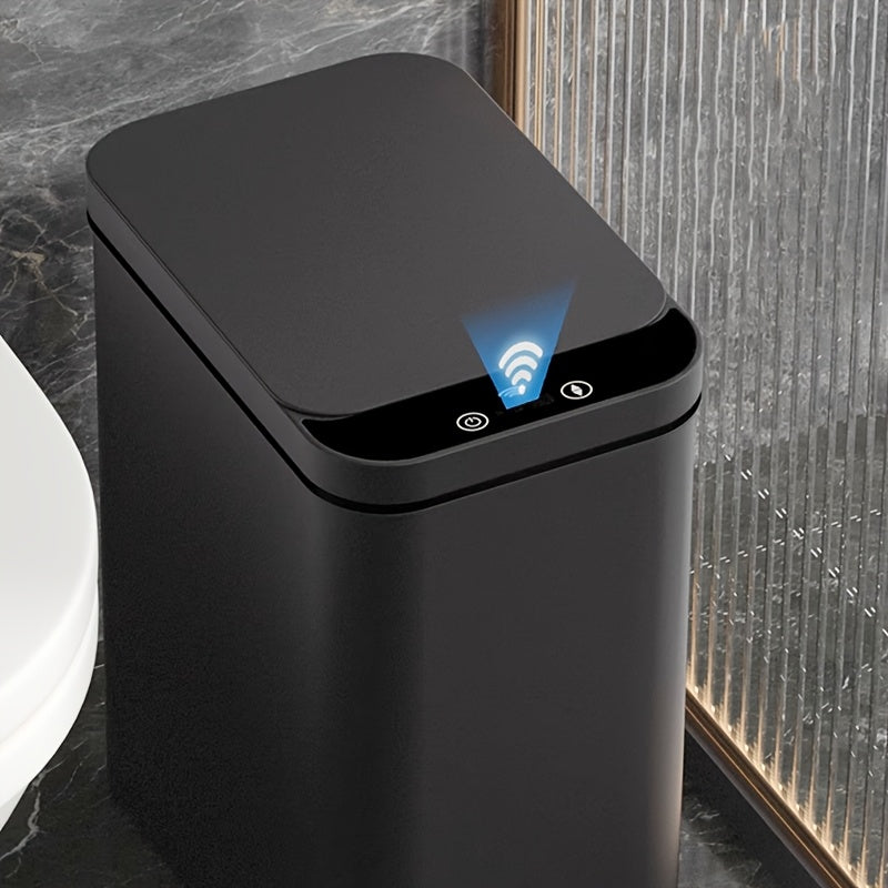 Set mit 2 intelligenten Sensor-Mülleimern – berührungslos und kompakt (schwarz)