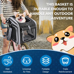 Expandable Pet Basket for Bikes – Comfortable and Safe for Small Companions