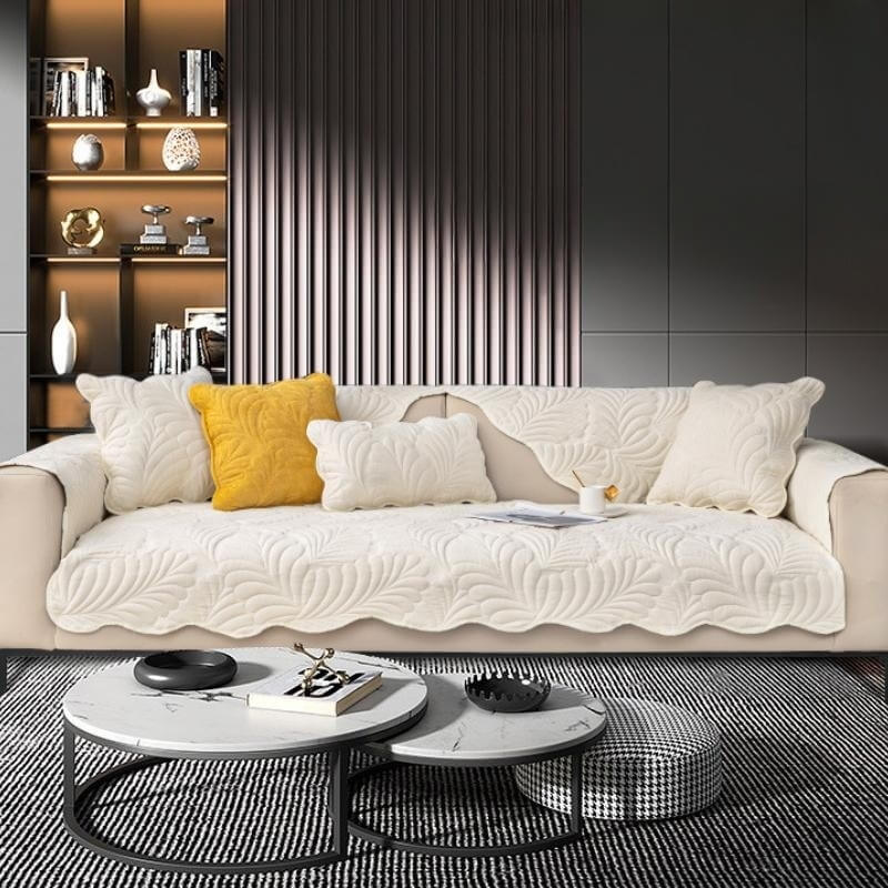 Elegante Baumwollmatte für Sofaschutz 70x210 | CozyGuard