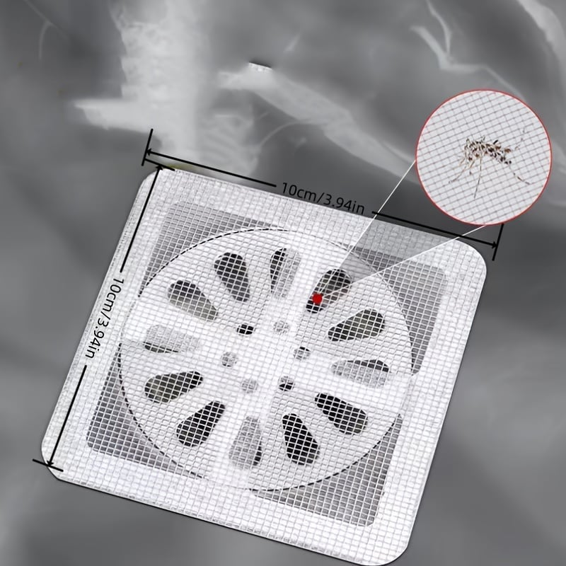 Abfluss-Schutzaufkleber für mühelose Reinigung - 10er Set