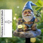 Enchanting garden stake made of weather-resistant acrylic