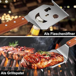 GrillMaster 7-in-1 Multifunctional Stainless Steel Grill Helper