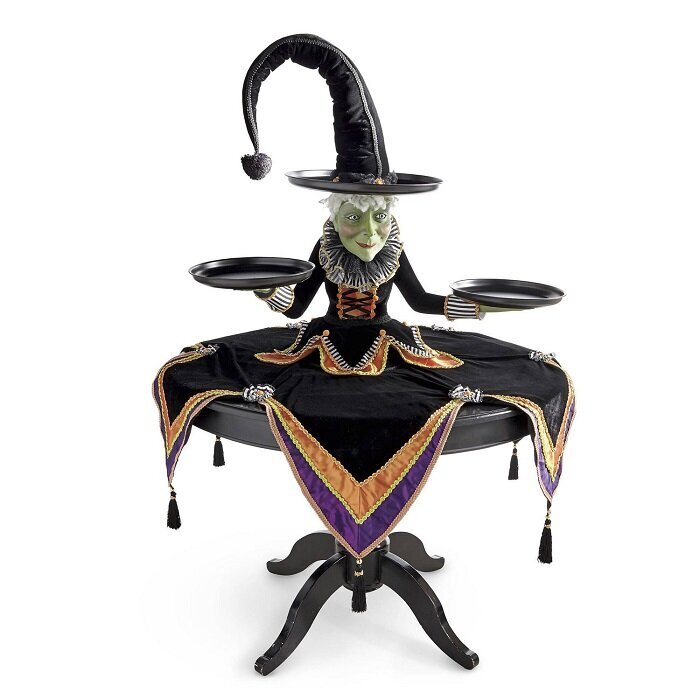 Zauberhafte Hexen-Tischdekoration für Halloween