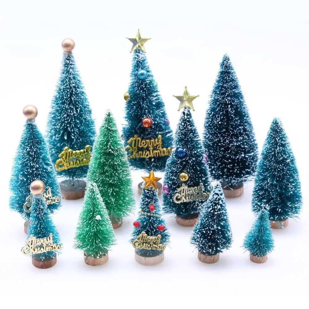 Festive Miniature Tree | Handcrafted from cedar and pine | Table decoration & Christmas figurine 4.5–13 cm