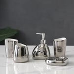 Elegant ceramic soap dispenser for sophisticated bathrooms