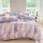 Gemütliches Plüsch Bettwäsche Set – Warm und weich für Herbst & Winter | Wendbares Design in Kaninchenfell & Milchvelours