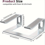 Ergonomischer Laptopständer aus Aluminium – Kühlung & Komfort