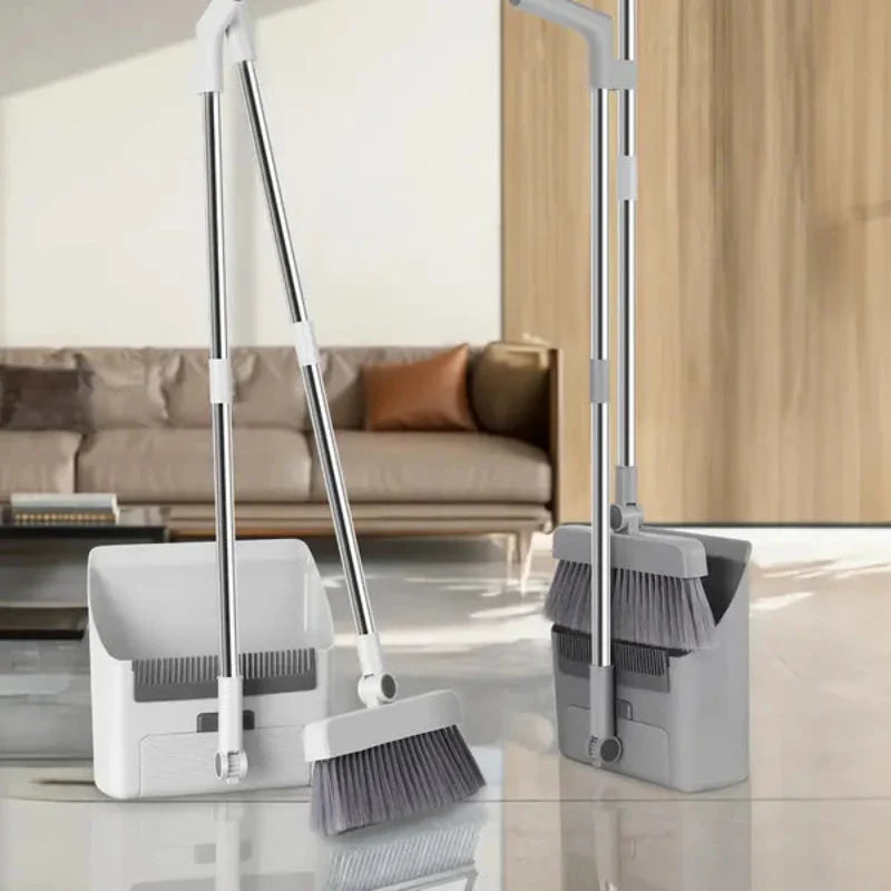 Multifunctional Broom and Dustpan Set for Effortless Sweeping