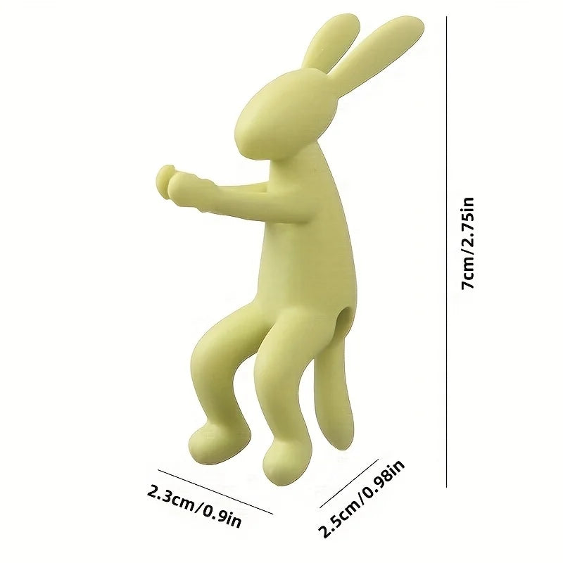 Rabbit-shaped Plant Holder | Stem Support for Vases | 7 cm