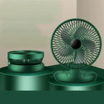 Luftiger Lebensraum – Tragbarer Wandventilator mit leiser Funktion und 3 Geschwindigkeiten