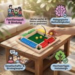 Familien Klappenspiel für 4 Spieler – Shut The Box