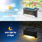 Set aus 4 Solarleuchten für den Außenbereich – Wetterfeste Beleuchtung