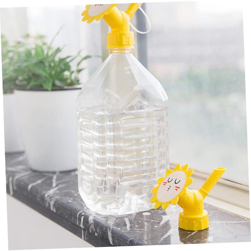 Wassertropfenaufsätze für Pflanzen – 6er Set mit Sonnenblumenmotiven