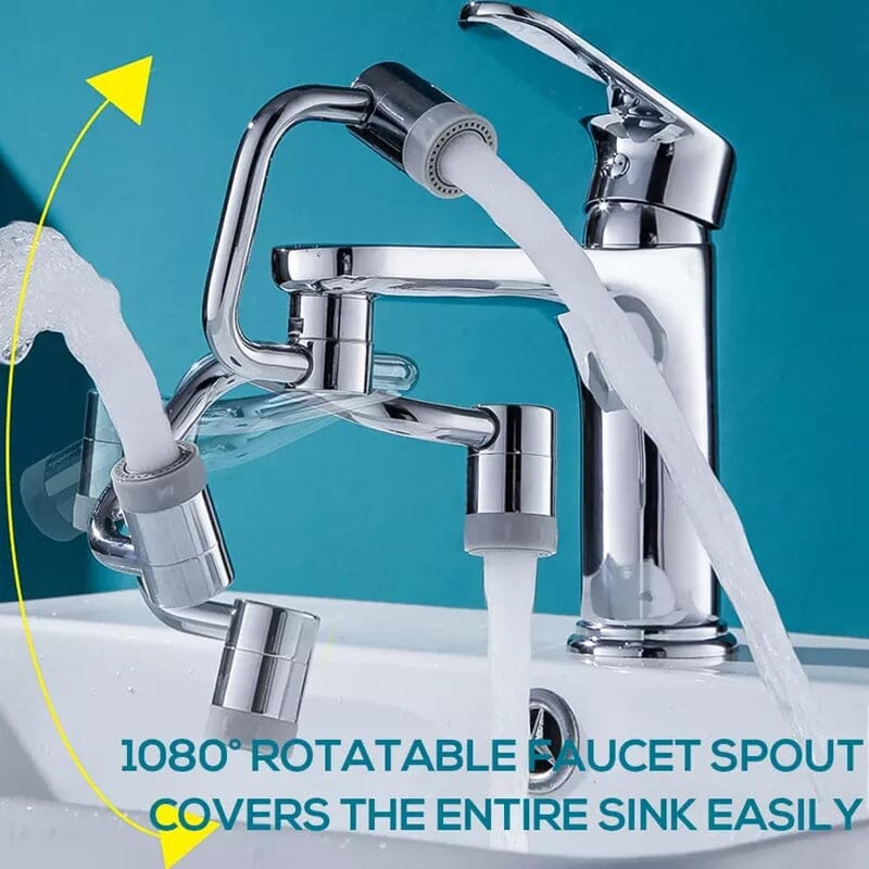 FlexiFlow - Innovative 1080° Swivel Faucet for Effortless Water Direction