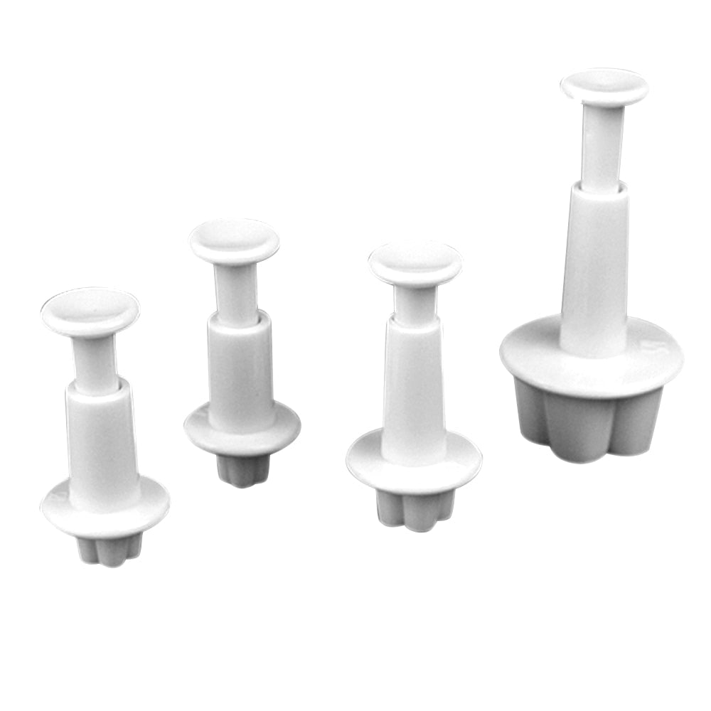 4er Set Fondant Ausstecher in Blumenform – Pflaumenblüte