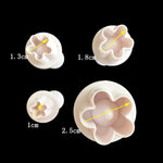 4er Set Fondant Ausstecher in Blumenform – Pflaumenblüte