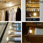 3er Set kabellose LED Schranklichter mit Fernbedienung