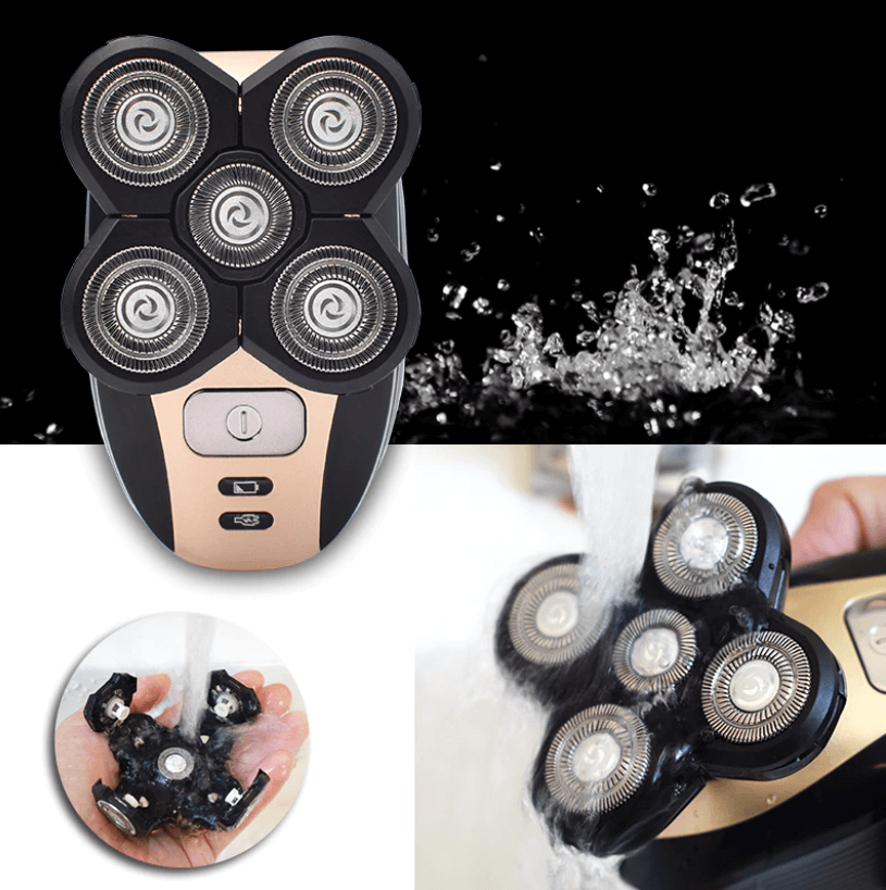 Vielseitiger 5-in-1 Elektrorasierer für perfekte Rasur