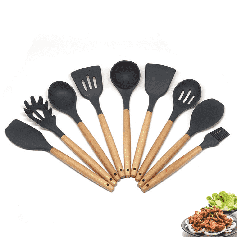 9-teiliges Silikon Küchenhelfer Set | Küchenzauber
