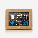 Intelligente Wetterstation für Innen- und Außenbereiche mit LCD-Display