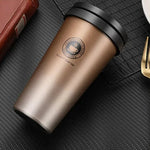 Isolierbecher Warm-Kalt – Edelstahl Reisebecher 500 ml mit Schiebedeckel