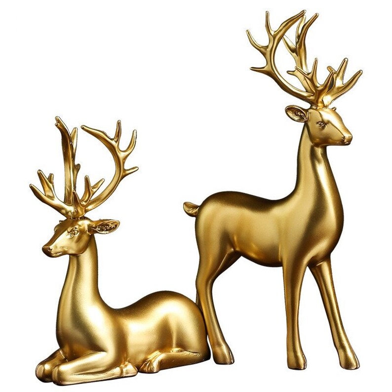 Elegante Goldene Reh-Figuren für Ihr Zuhause
