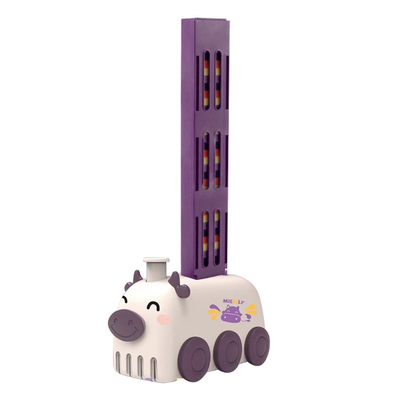 Tierautos für unterhaltsames Domino-Spiel