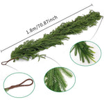 Festive Christmas Garland 180 cm | Artificial Fir Decoration for Your Home