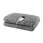 Warming Flannel Heated Blanket with Timer and Safety Features