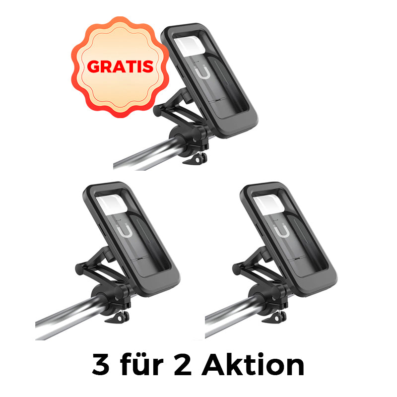 Wasserdichter Smartphone-Halter für Fahrrad und Motorrad