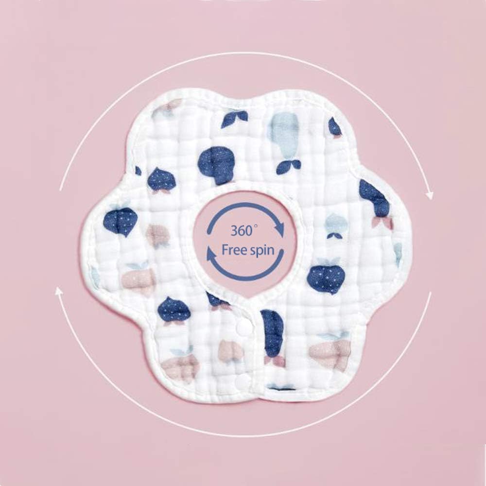 Musselin Baby Lätzchen – Sanfte Spucktücher mit niedlichen Designs