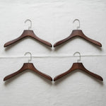 Luxury Wooden Hangers with Non-Slip Design (4 Pack)