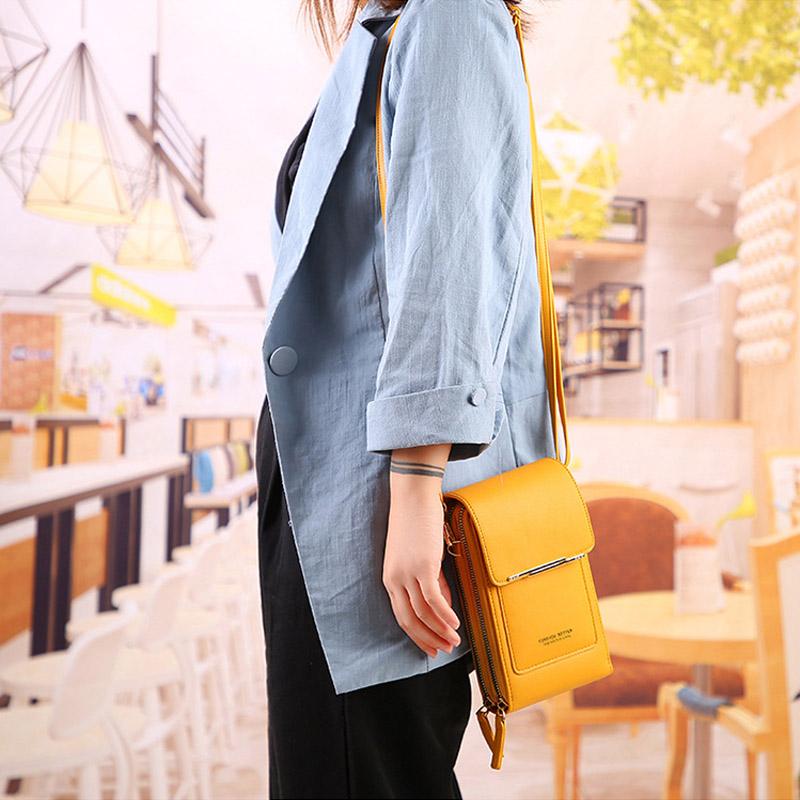 Elegante Handtasche mit RFID-Schutz und wasserdichtem Fach