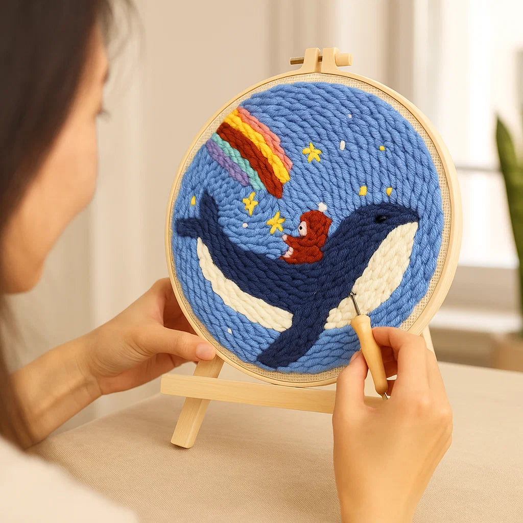 Calming Embroidery Kit for a Creative Break