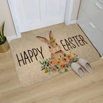 Spring Charm Doormat | Non-Slip & Easy-Care | Bunny Design for Entrance & Bedroom 40x60–60x90 cm