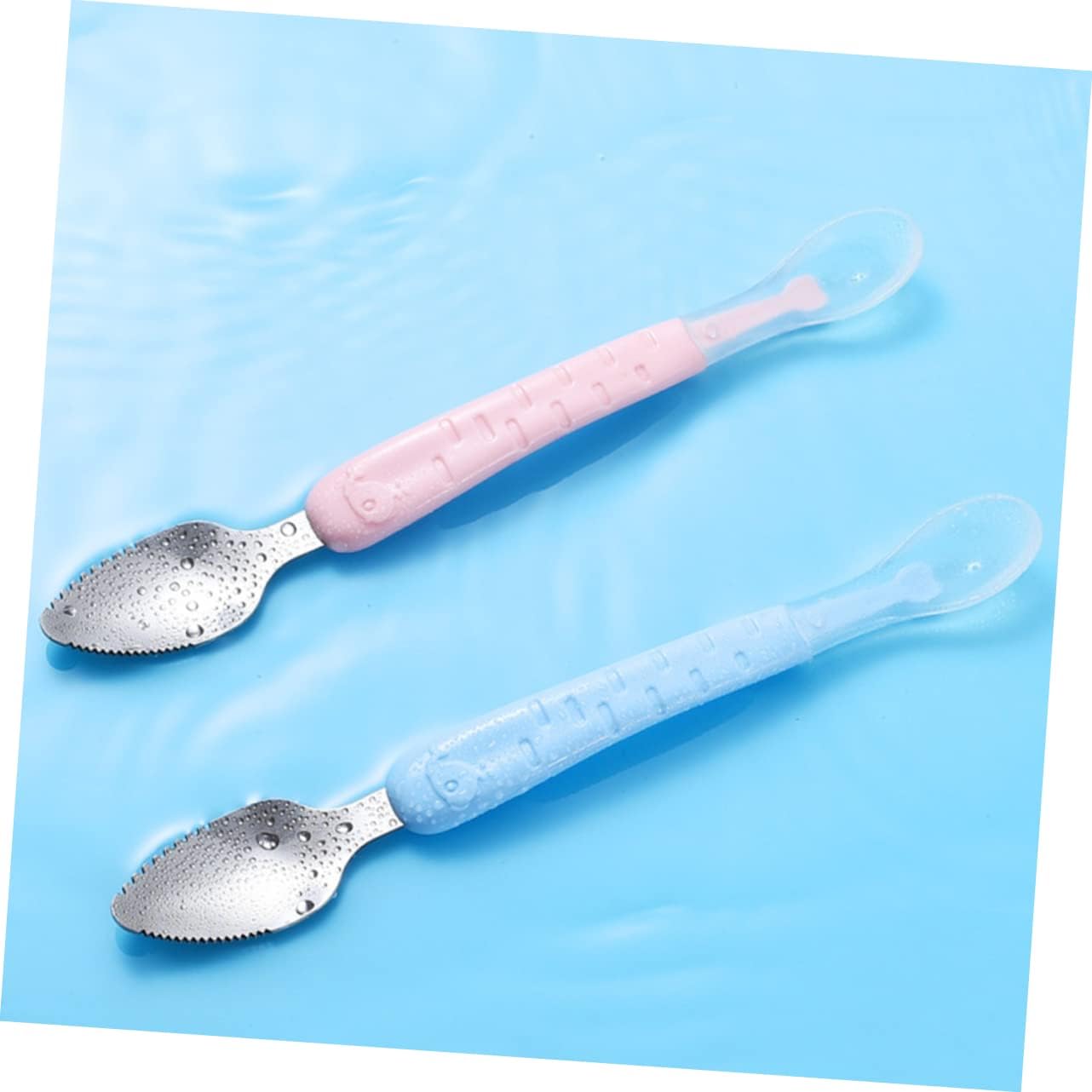 Silikonlöffel für Babys – 2-in-1 Funktion