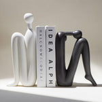Artful Metal Bookends for Stylish Order