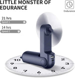 Kompakter Handventilator mit Powerbank-Funktion und LED