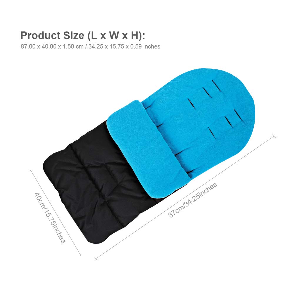 Fleece Fußsack für Kinderwagen - universeller Schlafsack für Kinder