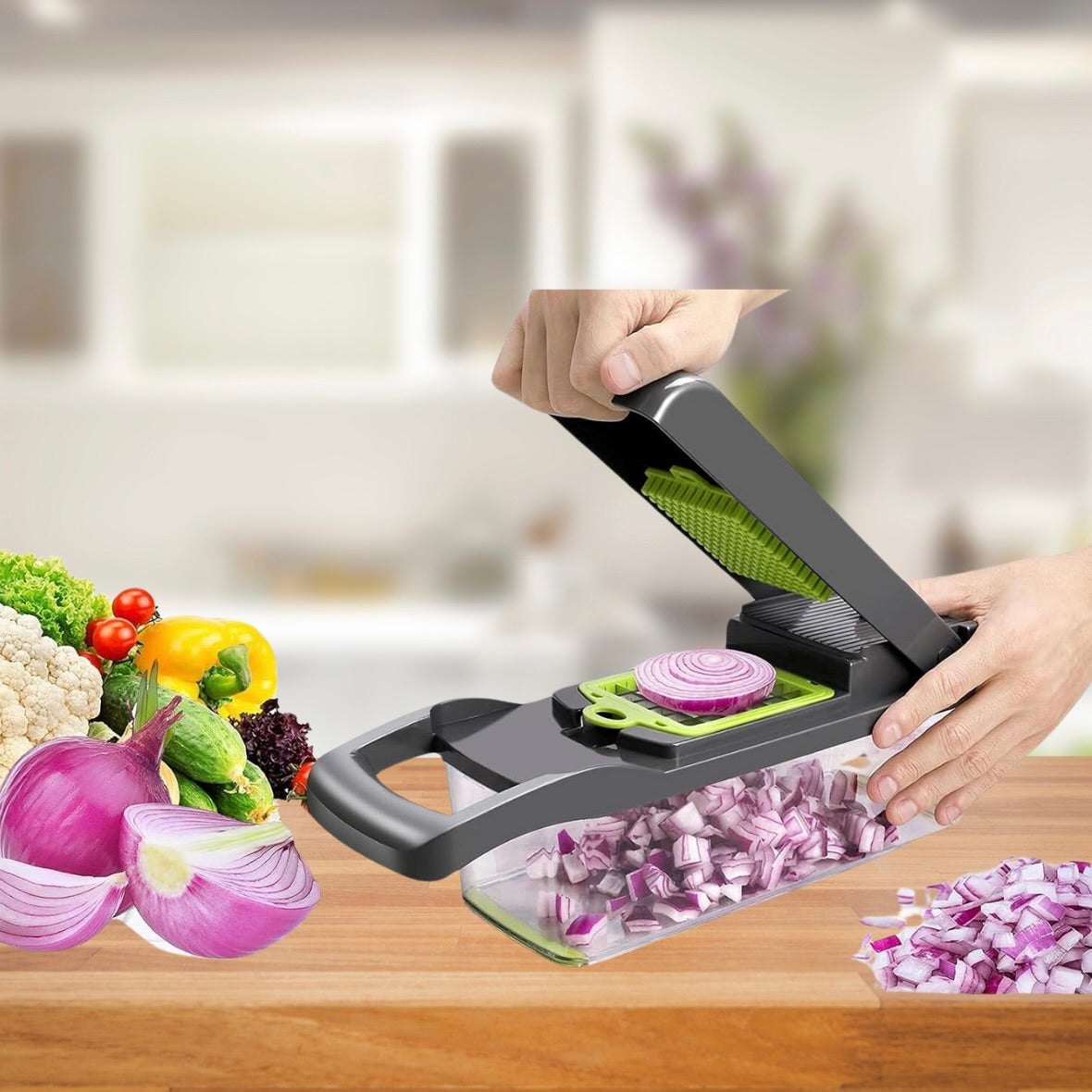 Gemüseschneider 13-in-1 | Schneller beim Kochen