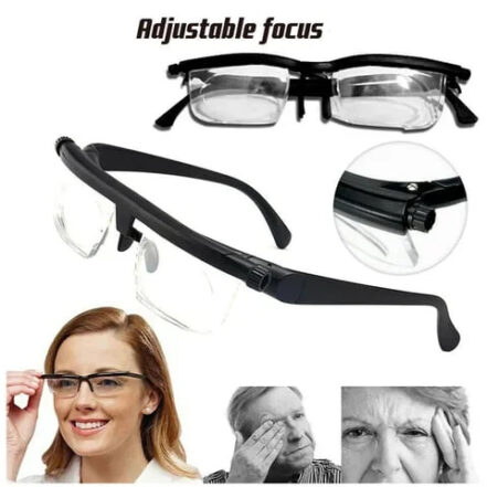 Customizable spectacles for clear vision at any moment