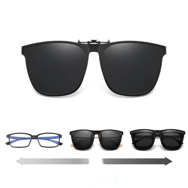 Clip-on Sonnenbrille mit UV400 – Leichte polarisierte OogZeker für Brillenträger