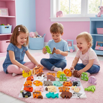 Alphabet Puzzle aus Holz – A-Z Lernspiel für Kinder