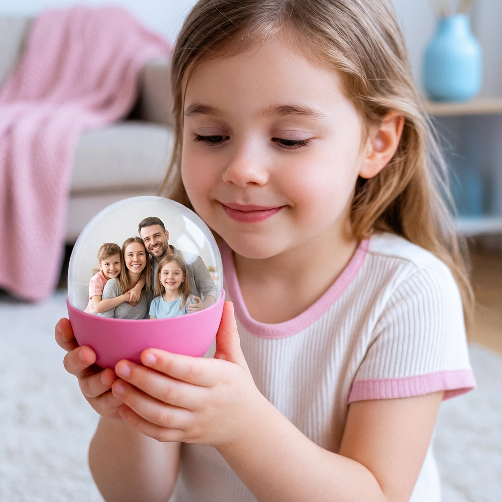 Personalisierte Geschenk-Kugel zur Erinnerung