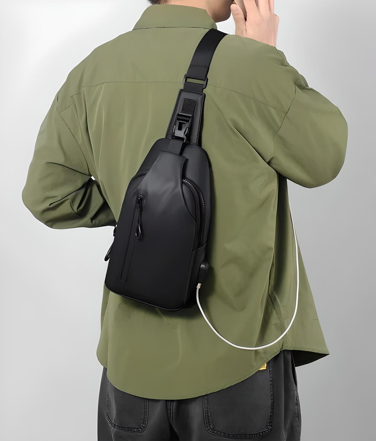 Security-Friendly Shoulder Bag | Water-Resistant and Anti-Theft