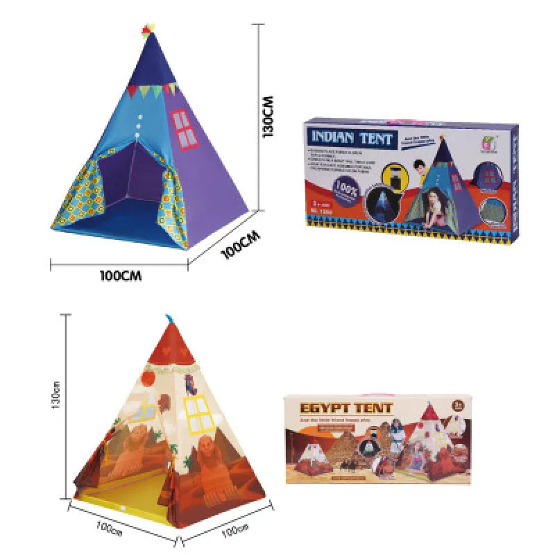 Kreatives Spielzelt für Kinder - Farbenfrohes Indoor-Zelt