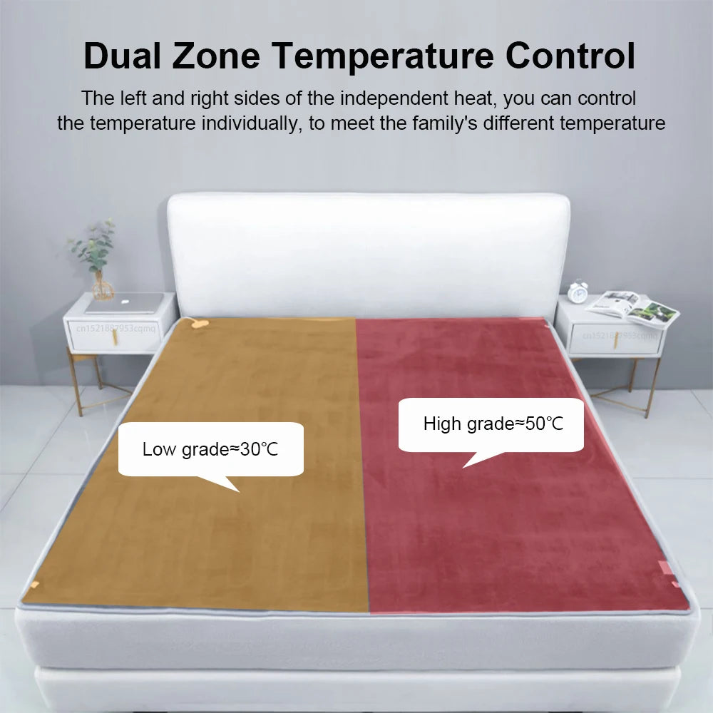 Cozy Electric Blanket with Automatic Temperature Control – Double Size