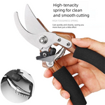 GartenProfi Premium Garden Shears 20.5 cm | Ergonomic & Sharp | Perfect for Plants, Flowers & Fruit